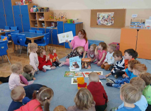 Zajęcia z panią bibliotekarką