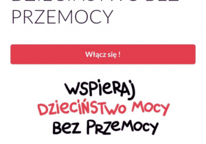 Plakat informacyjny dotyczący kampanii.