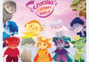 Plakat dotyczący projektu, w którym biorą udział przedszkolaki.